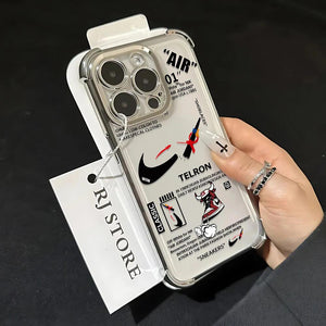 Carcasa Streetwear con Plating – Estilo Urbano y Protección Total para iPhone 16, 15, 14, 13, 12 Pro Max y Más - Carcasas Moviles