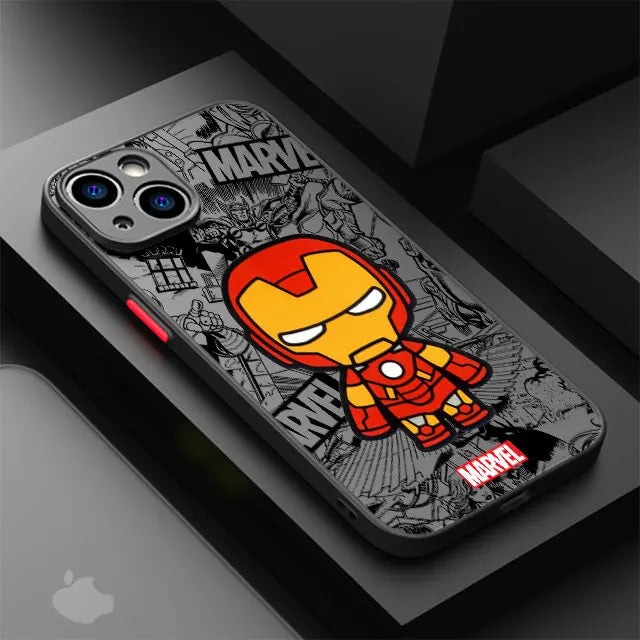 Funda Marvel Estilo Cómic – Antigolpes y Resistente para iPhone