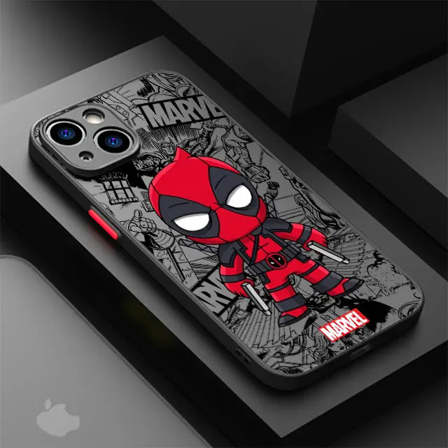 Funda Marvel Estilo Cómic – Antigolpes y Resistente para iPhone
