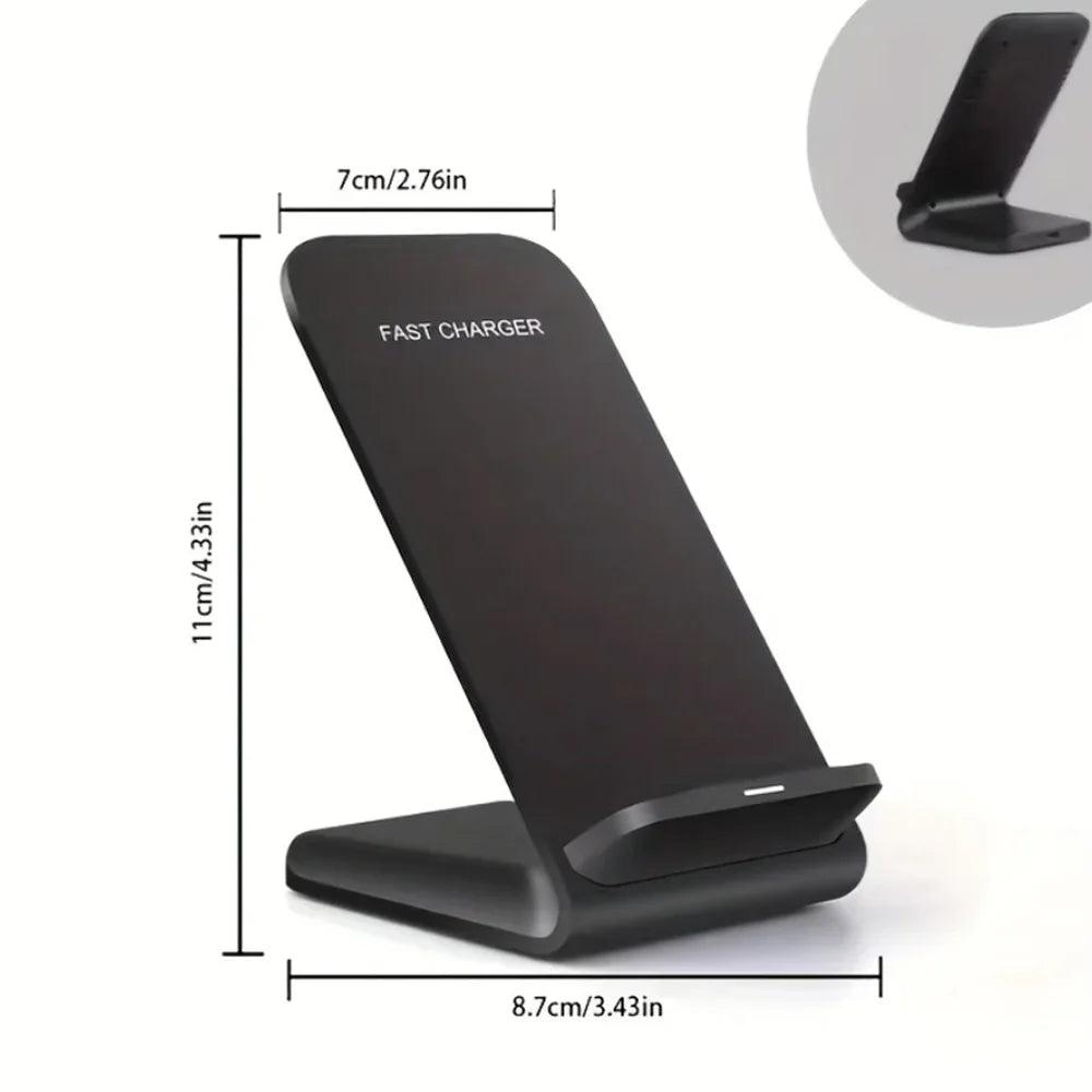 Base de Carga Inalámbrica Rápida 100W – Dock Universal para iPhone 16, 15, 14 Pro Max, Samsung y Xiaomi - Carcasas Moviles