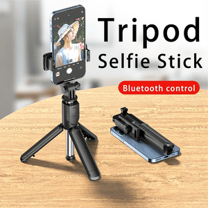 Selfie Stick Bluetooth 3 en 1 – Trípode Extensible y Disparador Remoto para iPhone, Samsung y Xiaomi - Carcasas Moviles