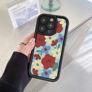 Carcasa con Diseño Floral – Protección Elegante para iPhone 15, 14, 13, 12, Plus, Pro, Max y Mini - Carcasas Moviles