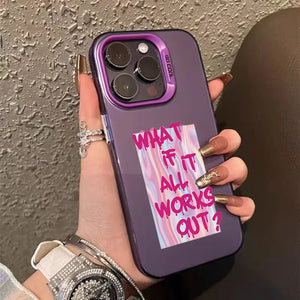 Funda Colorida “More Amor Por Favor” – Estilo Maximalista para iPhone