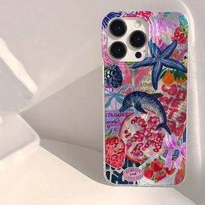 Funda Playa y Olas – Diseño Escénico para iPhone con Protección Antigolpes