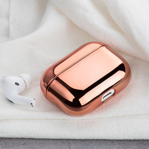 Funda Brillante Electrochapada para AirPods Pro 1/2/3 – Protección con Estilo Brillante