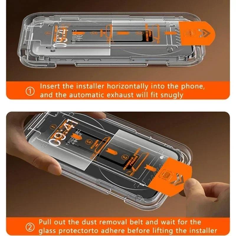 Cristal Templado Anti Espía 8K para iPhone 13, 14, 15, 16 Pro Max (1-3 Piezas) - Carcasas Moviles