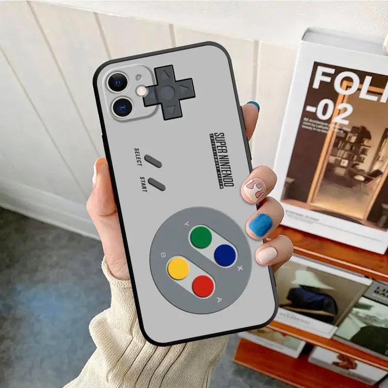 Funda Retro con Diseño de Cámara y Juegos – Carcasa para iPhone 13, 12, 11, Pro, Max, y Mini - Carcasas Moviles