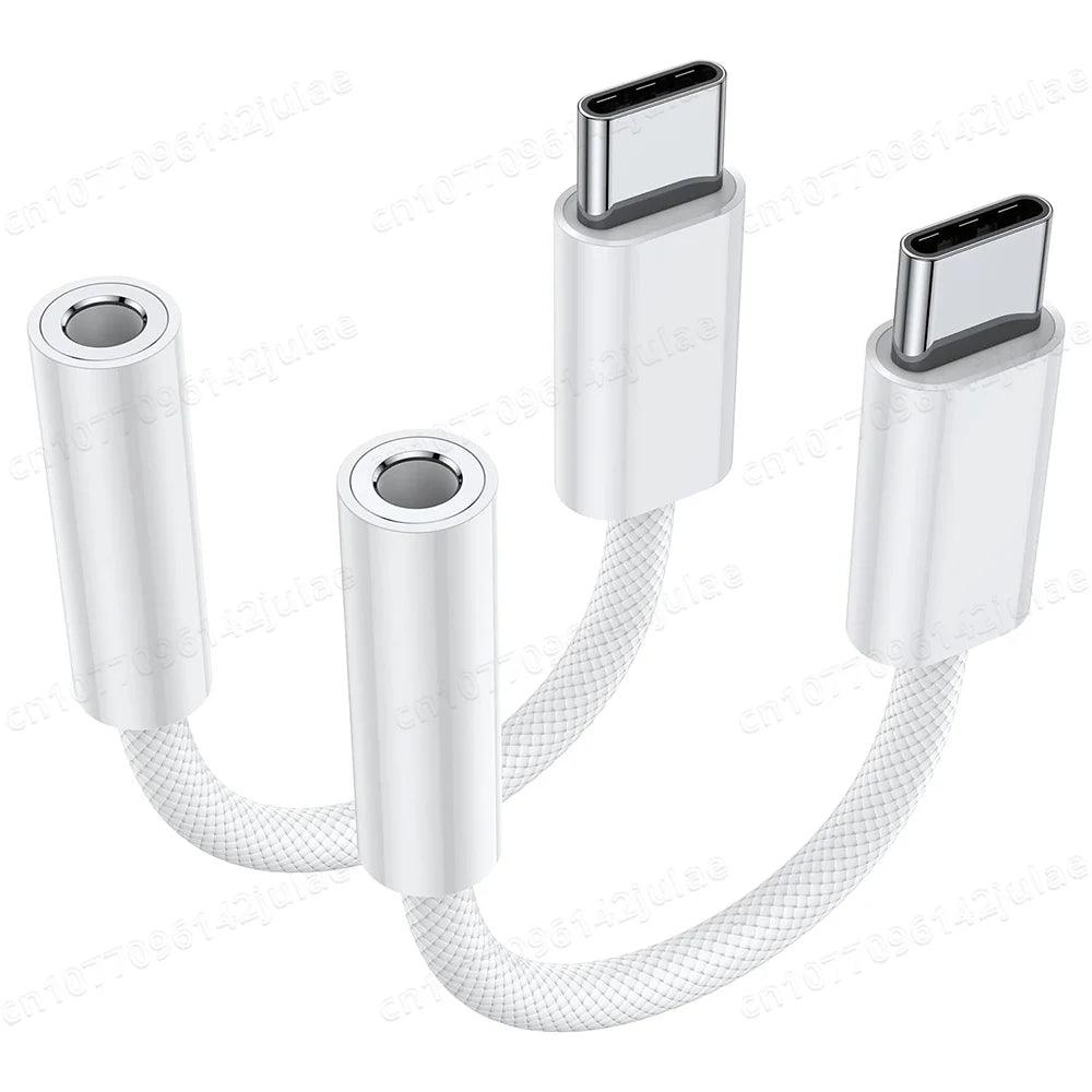 Adaptador USB-C a Jack 3.5mm – Audio Premium para iPhone, iPad Pro, MacBook y Más - Carcasas Moviles