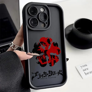 Funda Anime Black Clover para iPhone – Diseño Escalera de Ojos