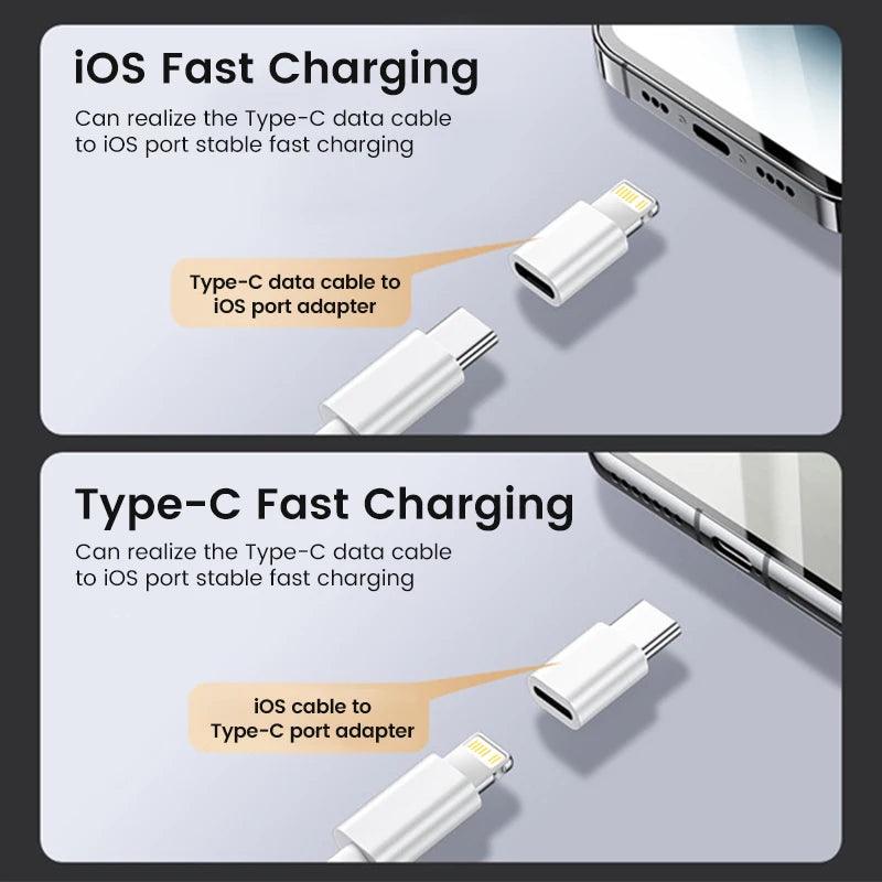 Adaptador USB-C a Lightning - Carcasas Moviles