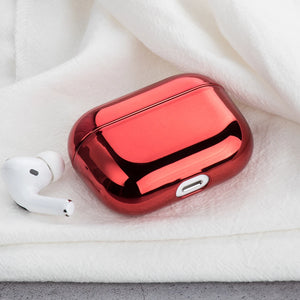 Funda Brillante Electrochapada para AirPods Pro 1/2/3 – Protección con Estilo Brillante