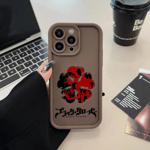 Funda Anime Black Clover para iPhone – Diseño Escalera de Ojos