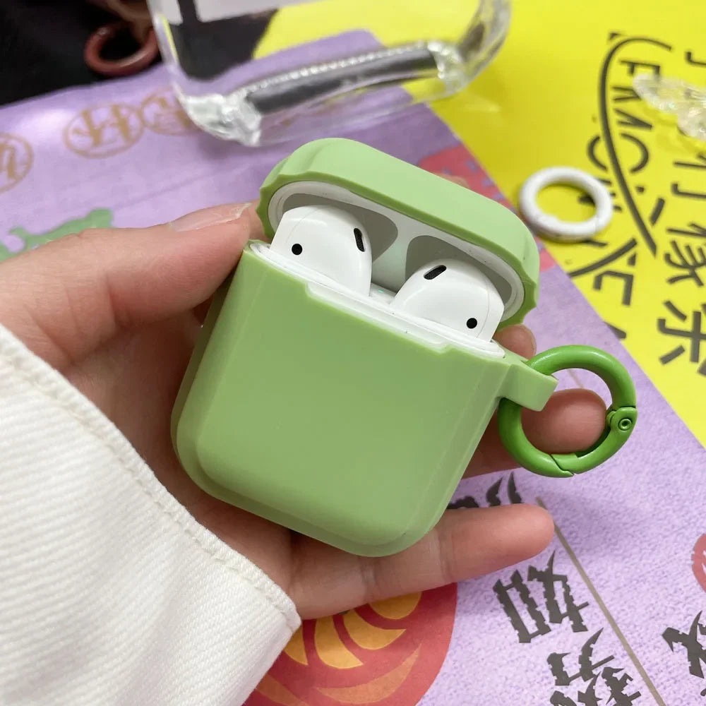 Funda Silicona Suave para AirPods – Protección Minimalista para Pro 1/2/3 y AirPods 3/4